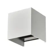 Lindby - Dara Square LED Smart Utomhus Vägglampa Vit