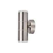 Lindby - Delina 2 Utomhus Vägglampa Stainless Steel