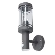 Lindby - Djori Utomhus Vägglampa w/Sensor Dark Grey