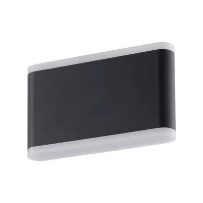 Lindby - Elvi LED Smart Utomhus Vägglampa Svart