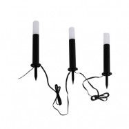 Lindby - Elvor LED Smart Lámpara Exterior/Jardín 3 pcs. Svart/Vit