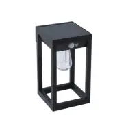 Lindby - Enea Smart Solcell Vägglampa w/Sensor Svart