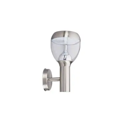 Lindby - Etta LED Utomhus Vägglampa Stainless Steel