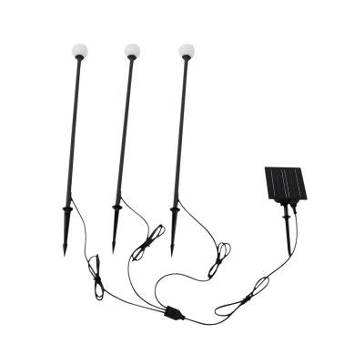 Lindby - Freydis Solcellslampa w/Jordspett 3 pcs. Svart