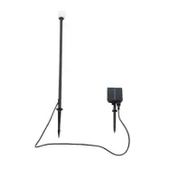 Lindby - Freydis solcellslampa med jordspett Svart