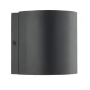 Gladis LED Utomhus Vägglampa Black Lindby - Modern - Metall - Vinklad