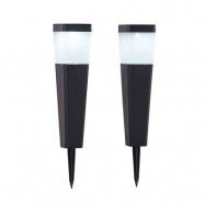 Lindby - Hadrias Solcelle Lampa Black/White