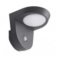 Lindby - Jasiah Solcelle Vägglampa w/Sensor Dark Grey Lindby