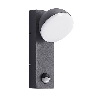 Lindby - Jasiah Utomhus Vägglampa w/Sensor Dark Grey Lindby