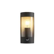 Lindby - Junias Utomhus Vägglampa w/Sensor Dark grey