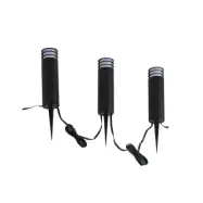 Lindby - Kaelo LED Smart Lámpara  Exterior/Jardín w/Jordspett 3 pcs. Svart