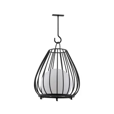 Lindby - Kelda Portable Solcell Bordslampa Svart