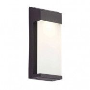 Lindby - Kendrik Solcelle Vägglampa Black