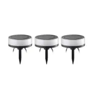 Lindby - Kyren LED Smart Lámpara  Exterior/Jardín 3 pcs. Svart/Opal