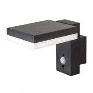 Lindby - Laira Solcelle Vägglampa w/Sensor Anthracite