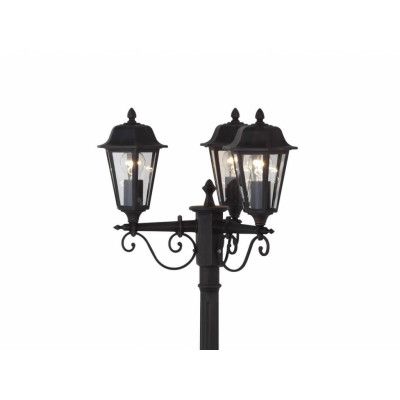 Lindby - Lamina 3 Parkstolpa Clear/Rust