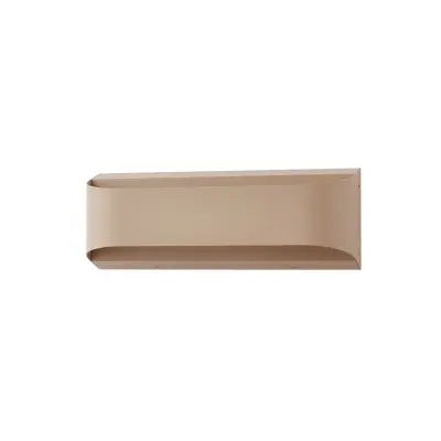 Lindby - Lenore LED-utomhusvägglampa bredd 36,5 cm beige
