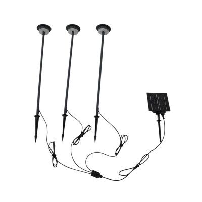 Lindby - Lyris Solcellslampa w/Jordspett 3 pcs. Svart