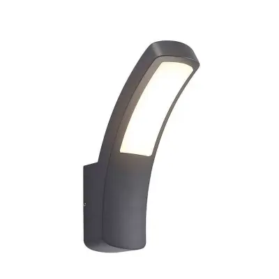 Lindby - Moshe Utomhus Vägglampa Dark Grey