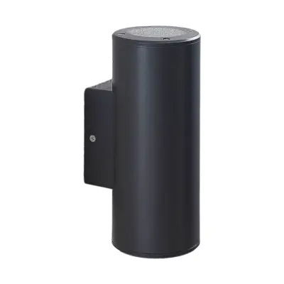 Lindby - Nati Round Utomhus Vägglampa IP54 Dark Grey