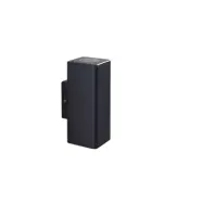 Lindby - Nati Square Utomhus Vägglampa IP54 Dark Grey