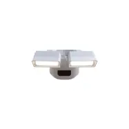 Lindby - Nikoleta 2 LED Utomhus Vägglampa w/Sensor White