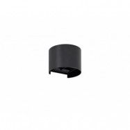 Lindby - Nivar Round LED Utomhus Vägglampa Black