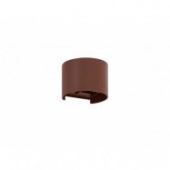 Lindby - Nivar Round LED Utomhus Vägglampa Rust Brown