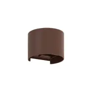 Lindby - Nivar Round LED Utomhus Vägglampa Rust Brown