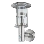 Lindby - Noemi Utomhus Vägglampa w/Sensor Stainless Steel