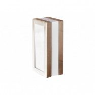 Lindby - Odis Square Utomhus Vägglampa Stainless Steel