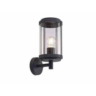 Lindby - Ojali Utomhus Vägglampa Dark Grey/Clear