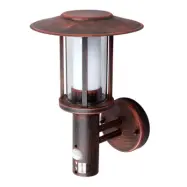 Lindby - Pavlos LED Utomhus Vägglampa w/Sensor Rust
