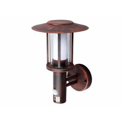 Lindby - Pavlos LED Utomhus Vägglampa w/Sensor Rust