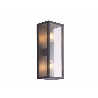 Lindby - Peldar 2 Utomhus Vägglampa Dark Grey