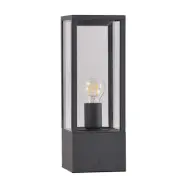Lindby - Peldar Trädgårdslampa H40 Dark Grey/Clear