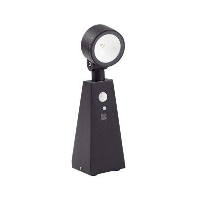 Lindby - Raide LED Solcellslampa w/Sensor Svart
