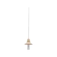 Lindby - Raul LED-ackumulatorshänglampa, Ø 15 cm, beige, aluminium