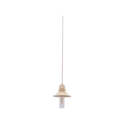 Lindby - Raul LED-ackumulatorshänglampa, Ø 15 cm, beige, aluminium