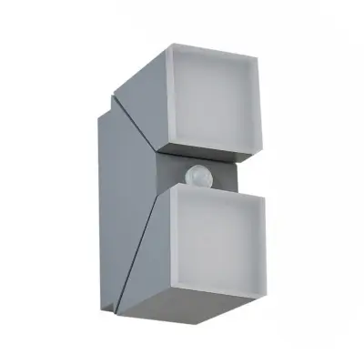 Lindby - Sally LED Utomhus Vägglampa w/Sensor Grå