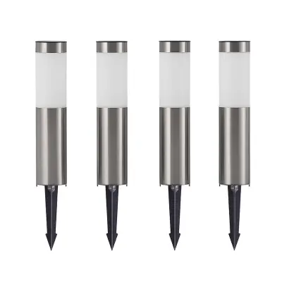 Lindby - Sirita Solcelle Lampa 4 pcs. H31 Silver