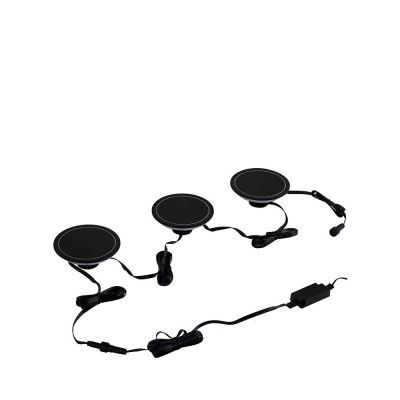 Lindby - Thalas LED Smart Lámpara  Exterior/Jardín 3 pcs. Svart/Opal