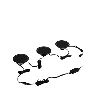 Lindby - Thalas LED Smart Lámpara  Exterior/Jardín 3 pcs. Svart/Opal