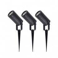 Lindby - Thorgal Lámpara Exterior/Jardín w/Spjut Ø6 3pcs Svart