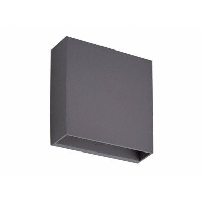 Lindby - Ugar LED Utomhus Vägglampa H14 Dark Grey