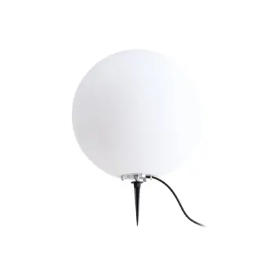 Lindby - Valyra kulformad lampa, IP54, Ø 50, jordspett –
