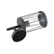 Lindby - Yonan Utomhus Vägglampa Dark Grey/Clear