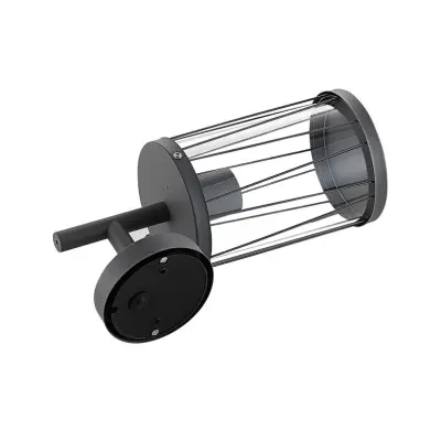 Lindby - Yonan Utomhus Vägglampa Dark Grey/Clear
