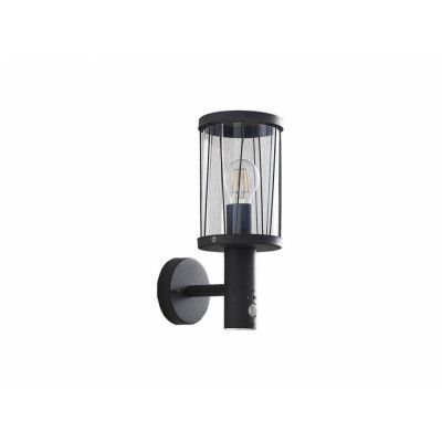 Lindby - Yonan Utomhus Vägglampa w/Sensor Dark Grey/Clear