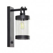 Lindby - Yrene Utomhus Vägglampa w/Sensor Svart